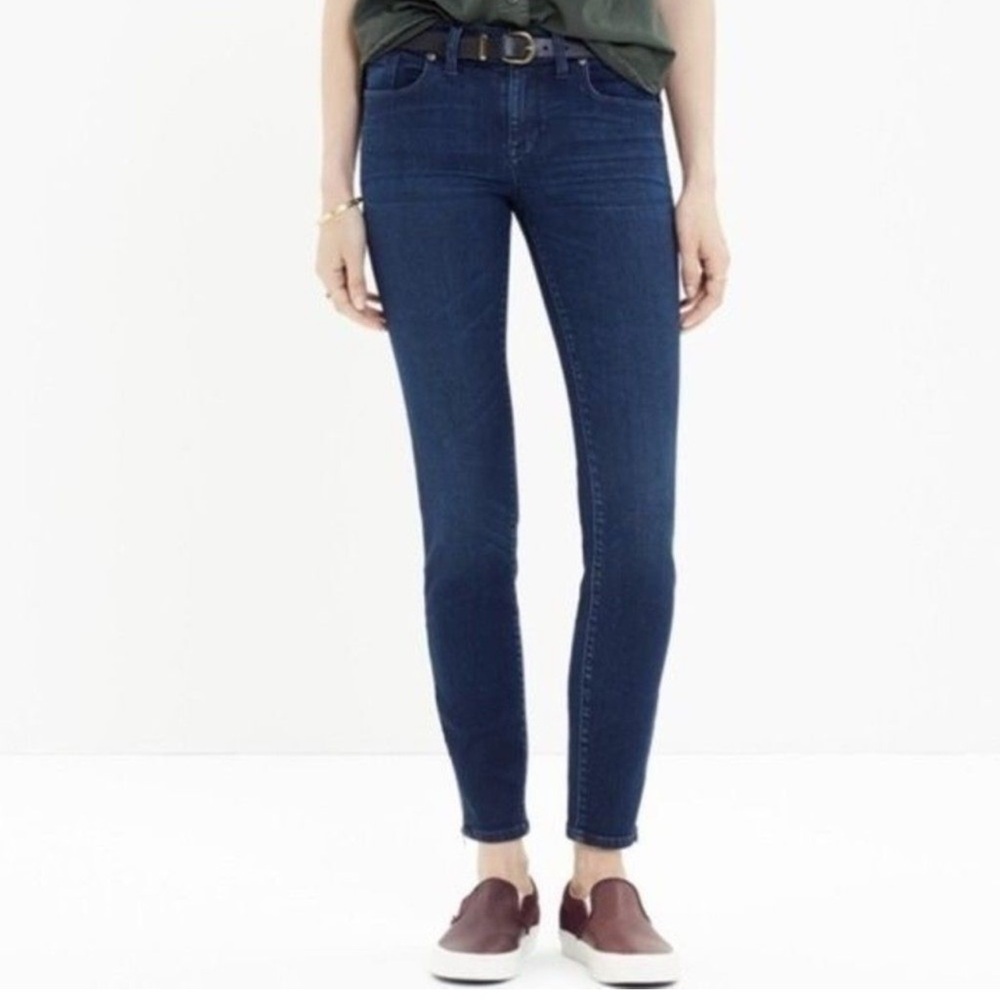 Madewell Skinny Skinny Ankle Zip High Rise Jeans